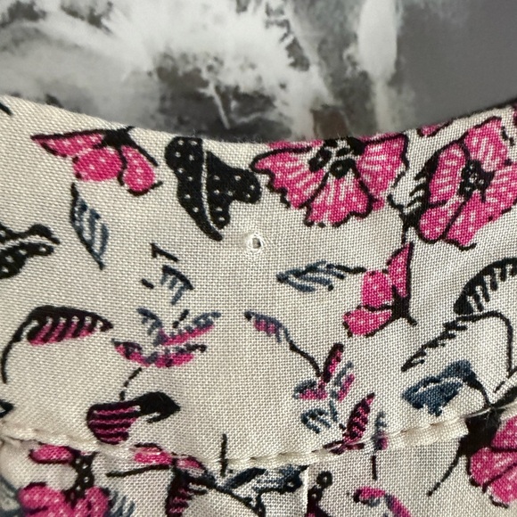 Natalie Martin Fiore Pink Floral Long Sleeve Flowy Maxi Dress size Small - Picture 15 of 16